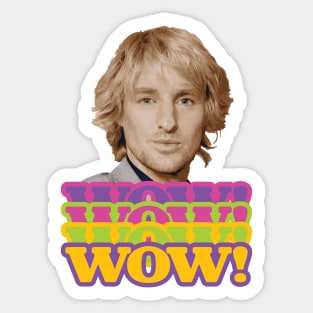 Owen Wilson WOW Sticker